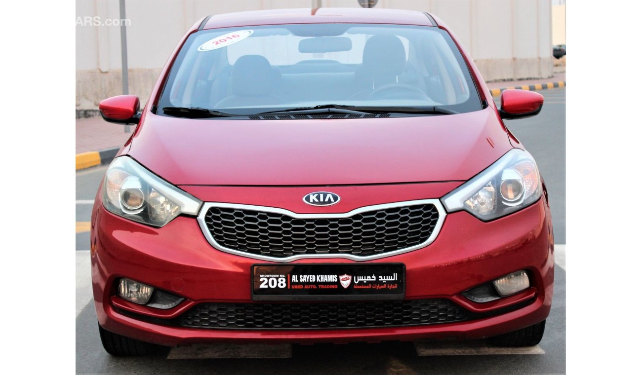 Kia Cerato Kia Cerato 2016 GCC in excellent condition without accidents, very clean from inside and outside