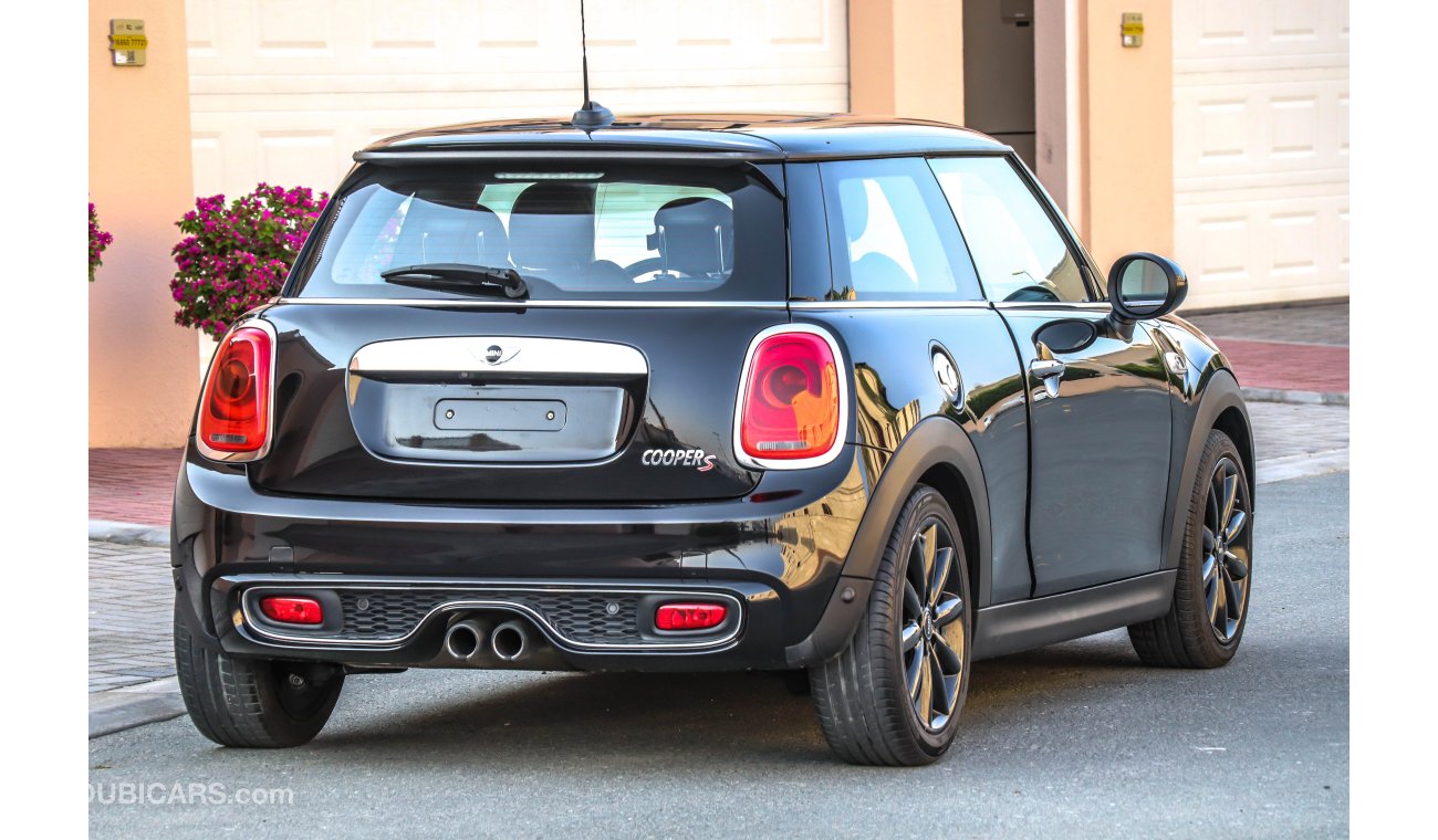 Mini Cooper S 2017 GCC under Agency Warranty with Zero Down-Payment.