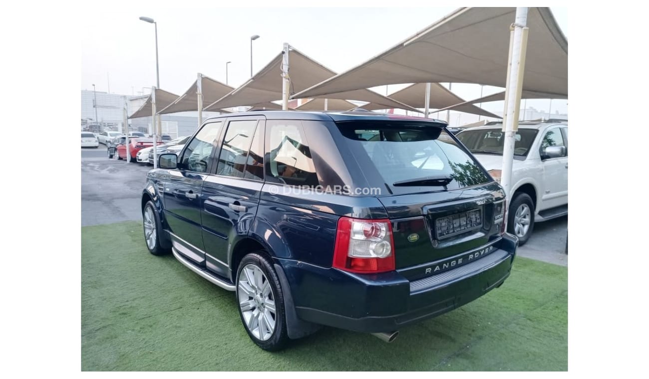Land Rover Range Rover Sport Gulf model 2009, blue color, leather hatch, cruise control, alloy wheels and sensors in excellent co