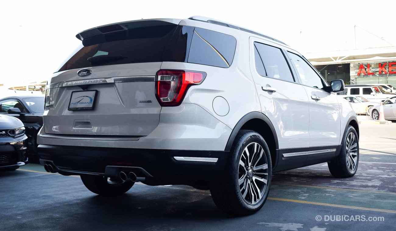 Ford Explorer Platinum Luxury Edition Ecoboost 4WD, 3.5-V6 GCC, 0km w/ 3 Years or 100K km WTY  + 3 Years Service