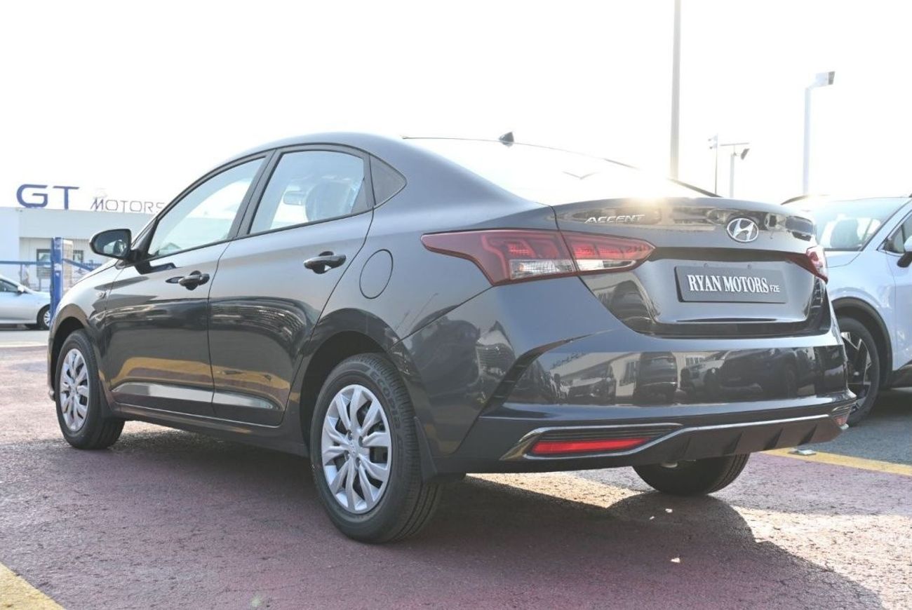 هيونداي أكسنت Hyundai Accent 1.4L Petrol Basic Option, FWD, Color Grey, Model 2023