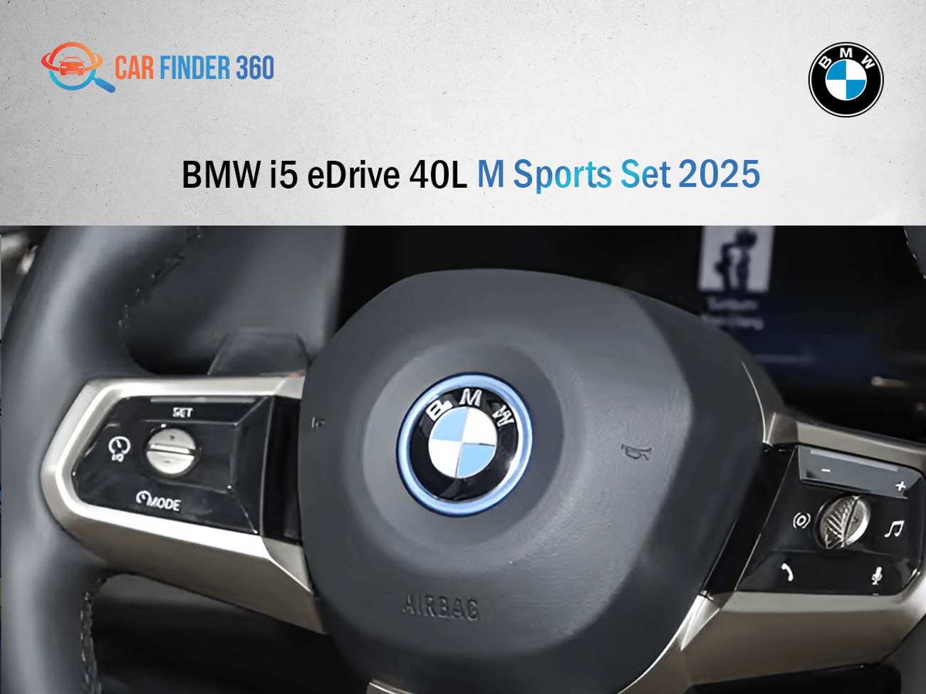 بي أم دبليو i5 Bmw i5 eDrive 40L M Sports Set 2025 (Export )