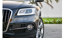 Audi Q5 Quattro S-Line - 2 Y Warranty - GCC - AED 1,743 Per Month - 0% Downpayment