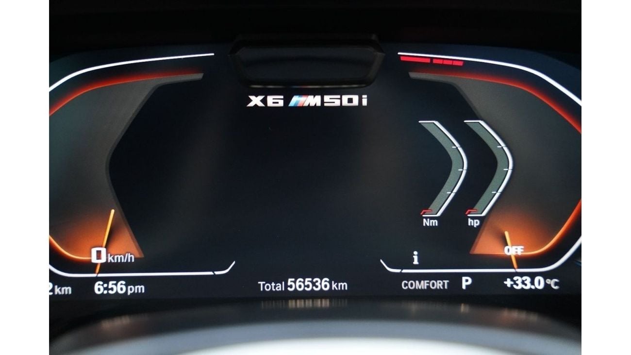 BMW X6M 2022 BMW X6 X-Drive 50i 4.4L GCC V8 M-Kit Carbon Fiber