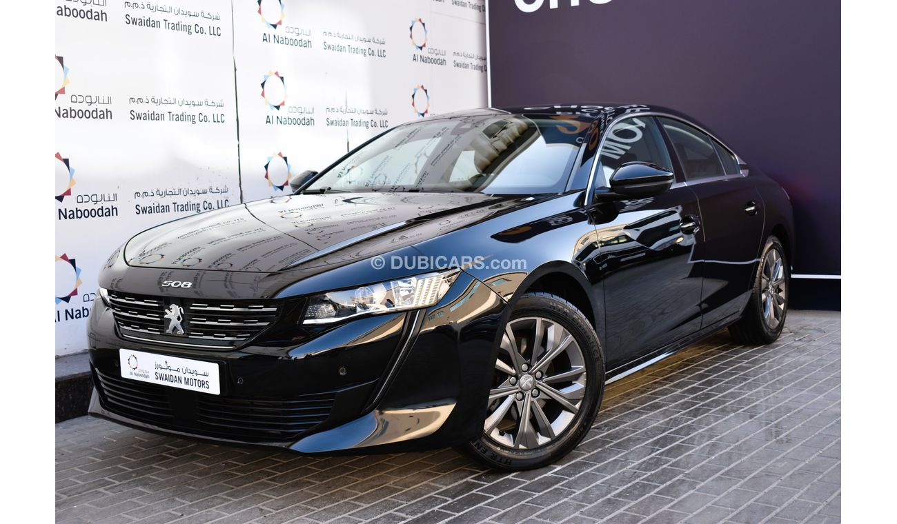 Used Peugeot 508 AED 1199 PM | 1.6L R8 ACTIVE GCC AGENCY WARRANTY UP TO  2025 OR 100K KM 2020 for sale in Dubai - 690119