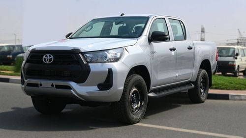 تويوتا هيلوكس Toyota Hilux 4x4  2024 2.4L Diesel Double Cab Transmission Manual Silver Outside Black inside