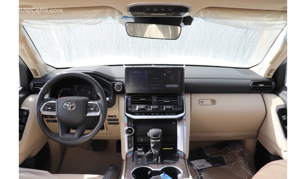 Toyota Land Cruiser VX-V 3.3L DSL A/T Floor 22YM - RADAR W/RR DVD / JBL - WHT_BEIG (FOR EXPORT)