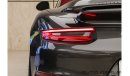 بورش 911 توربو Cabriolet | 2018 - GCC - Under Warranty - Full Service History | 3.8L F6