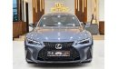 Lexus IS350 F Sport Premier GCC UNDER WARRANTY