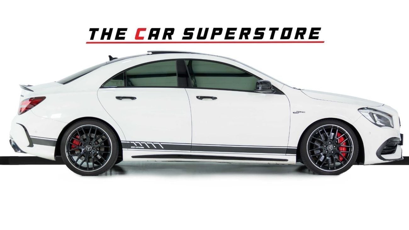 Mercedes-Benz CLA 45 AMG Std 2.0L Low Mileage-Red Accents-Sports Exhaust-AMG Sport Design Rims- Red Calipers