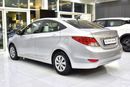 Hyundai Accent EXCELLENT DEAL for our Hyundai Accent 1.6L ( 2017 Model ) in Silver Color GCC Specs