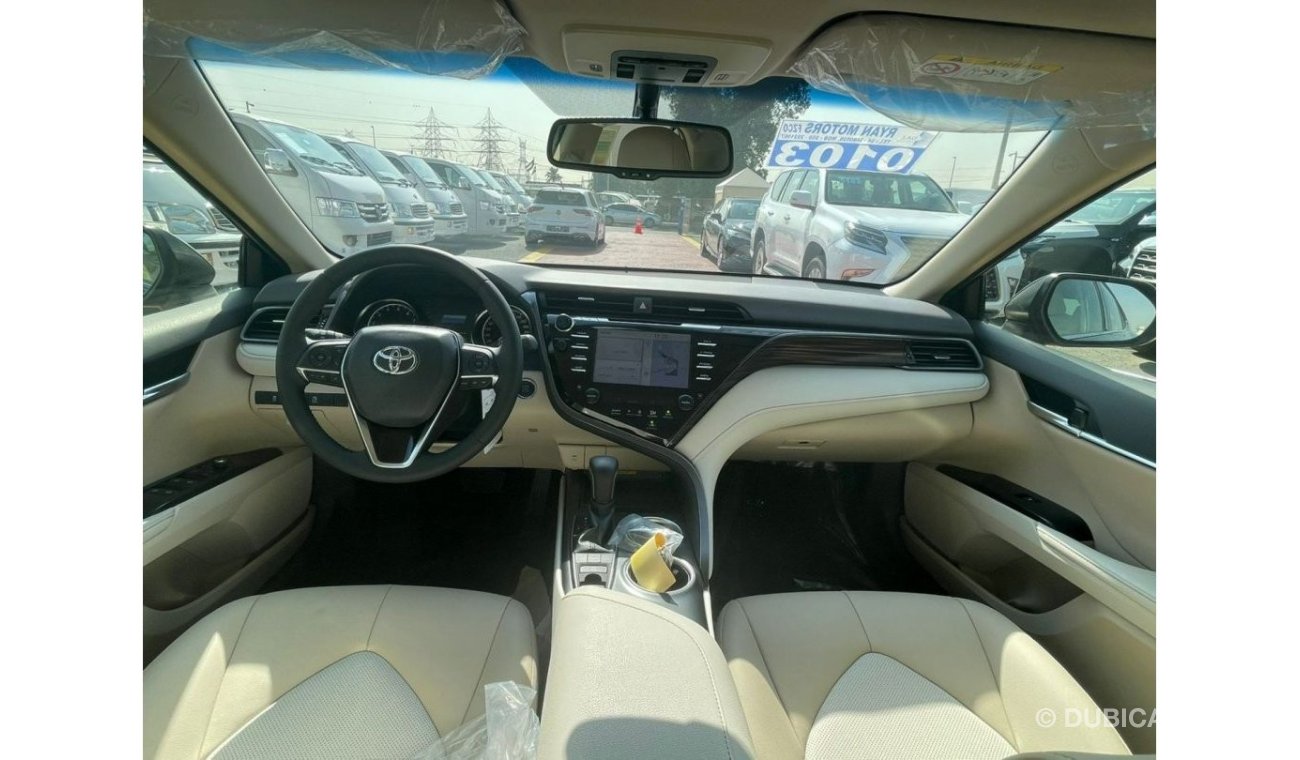 تويوتا كامري Toyota Camry 3.5L V6 Limited Color Black inside Beige Model 2020 GCC Specification