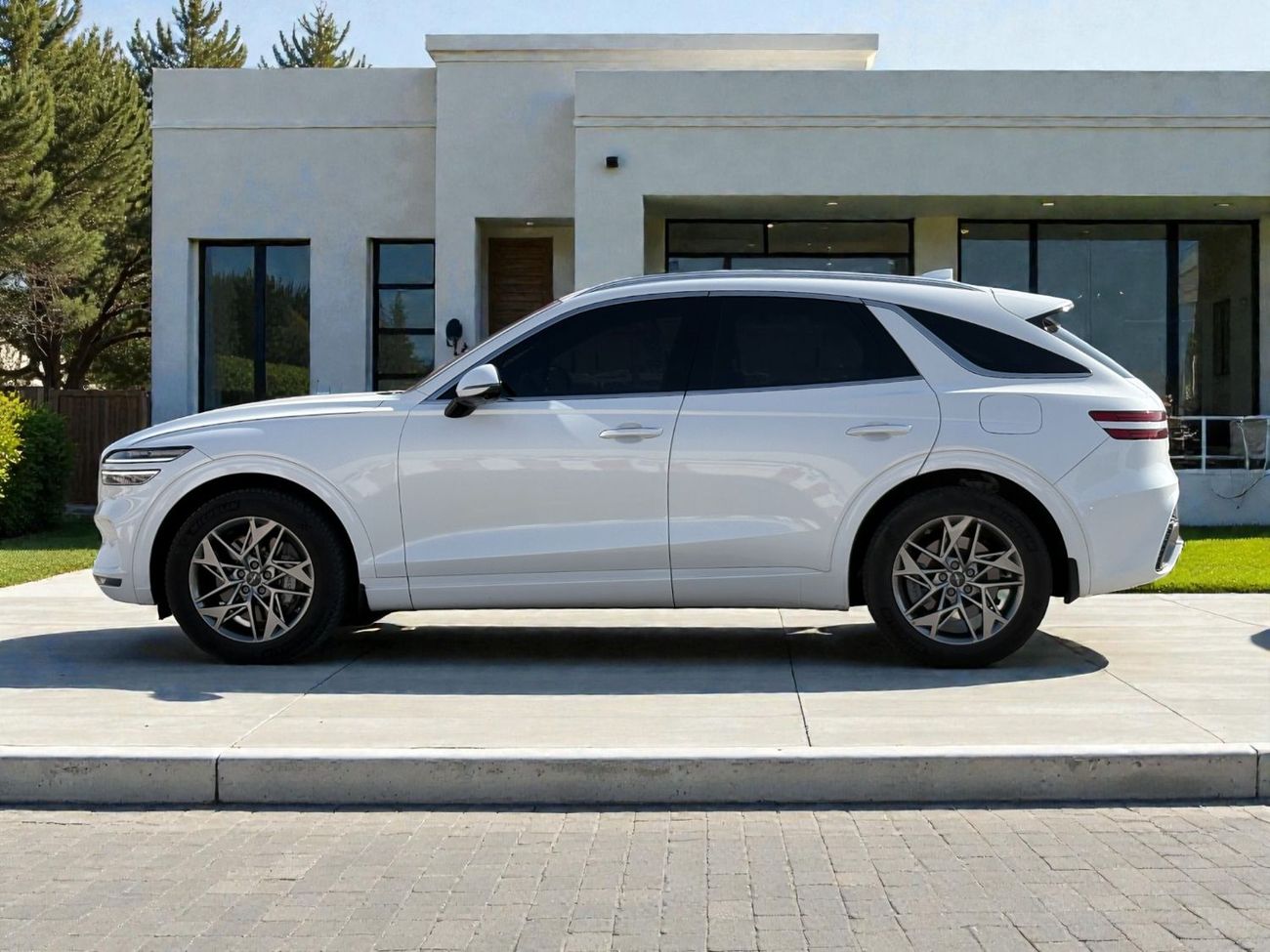 جينيسس GV70 GV70 | 2024 | GCC SPECS | Under Agency Warranty & Service History | AED 3,880 PER MONTH