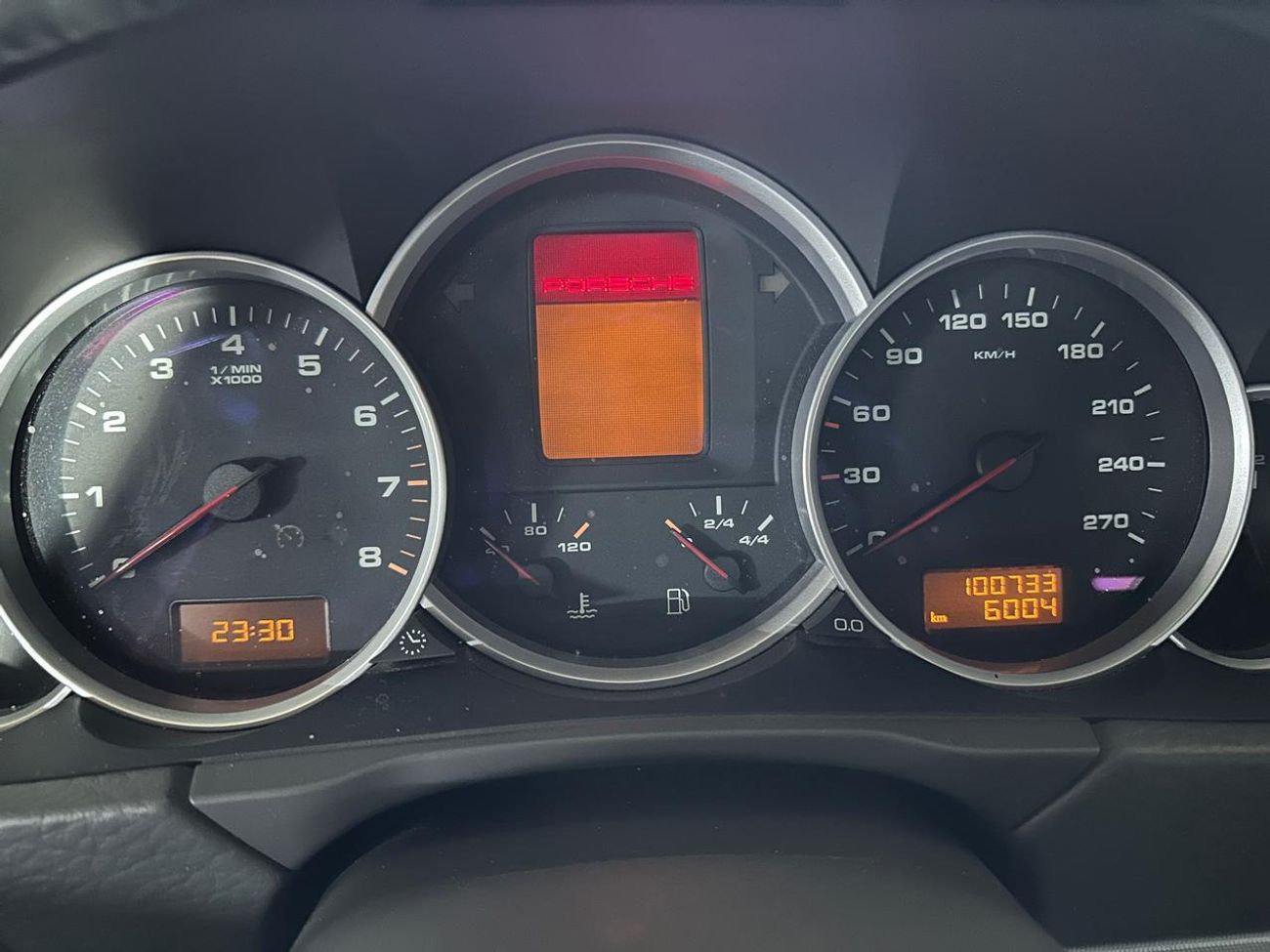 بورش كايان PORSCHE CAYENNE S 2006 | GREY LEATHER INTERIOR | JETT BLACK EXTERIOR | REAR CAMERA