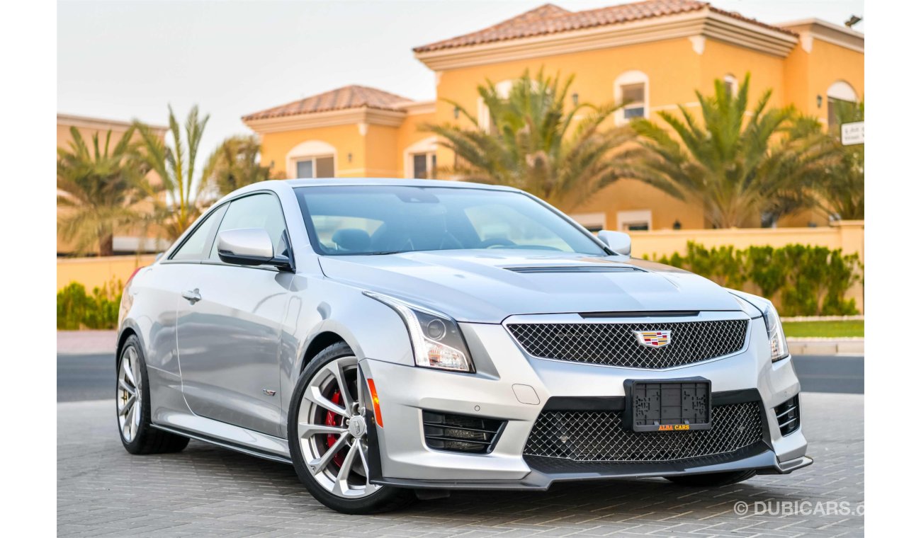 Cadillac ATS V - Carbon Fibre Pack - Under Agency Warranty - Service Contract - AED 2,330 PM - 0% DP