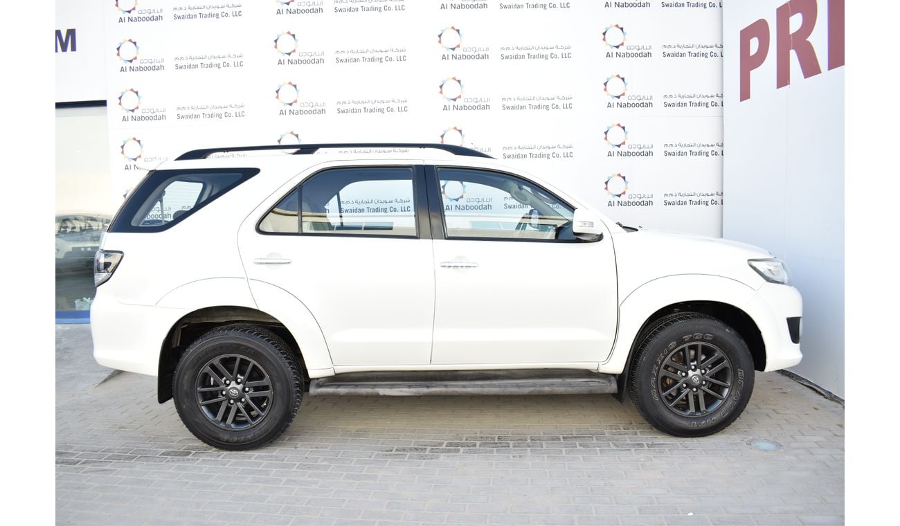 تويوتا فورتونر 4.0L GXR V6 4WD 2015 GCC SPECS WITH DEALER WARRANTY