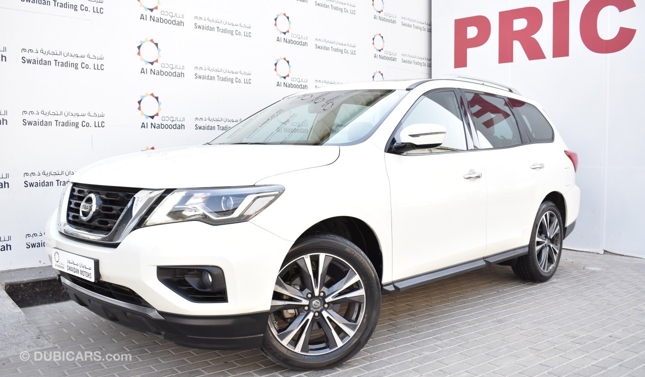 Nissan Pathfinder 3.5 SV AWD 2018 GCC DEALER WARRANTY