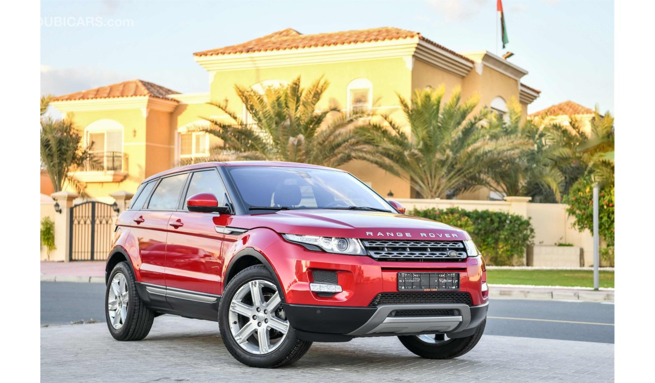 Land Rover Range Rover Evoque Exceptional Condition - AED 1,645 Per Month ONLY -  0% Downpayment