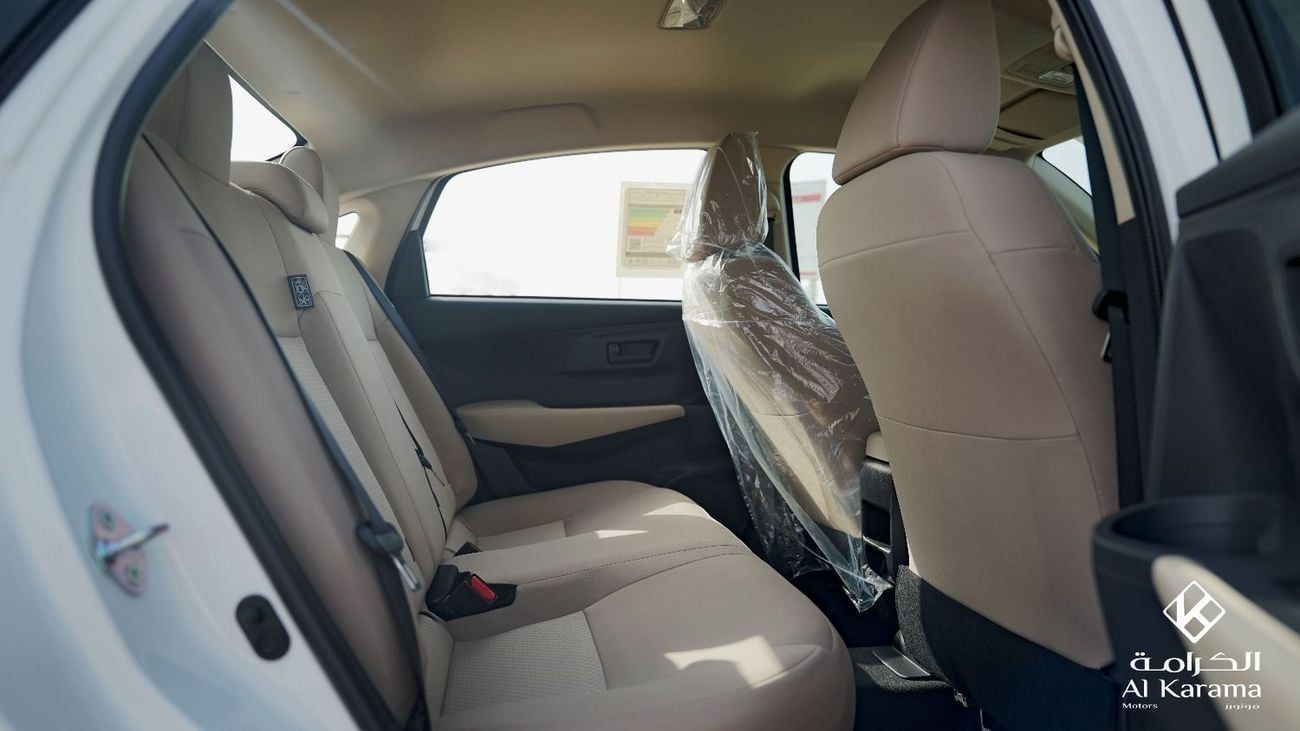 تويوتا يارس E 1.5L Petrol Engine with Automatic Transmission - GCC Specification - Touch Screen Media Player - Zer