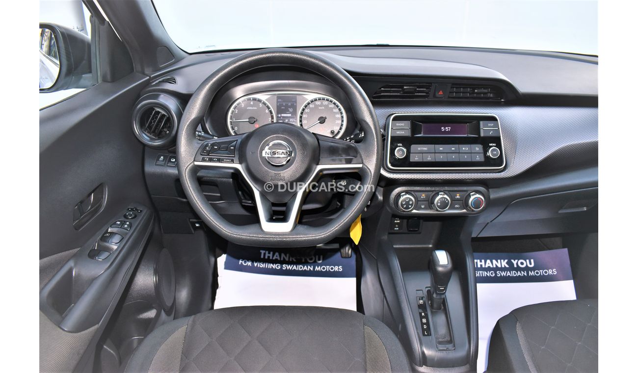 Nissan Kicks 1.6L S 2018 GCC DEALER WARRANTY