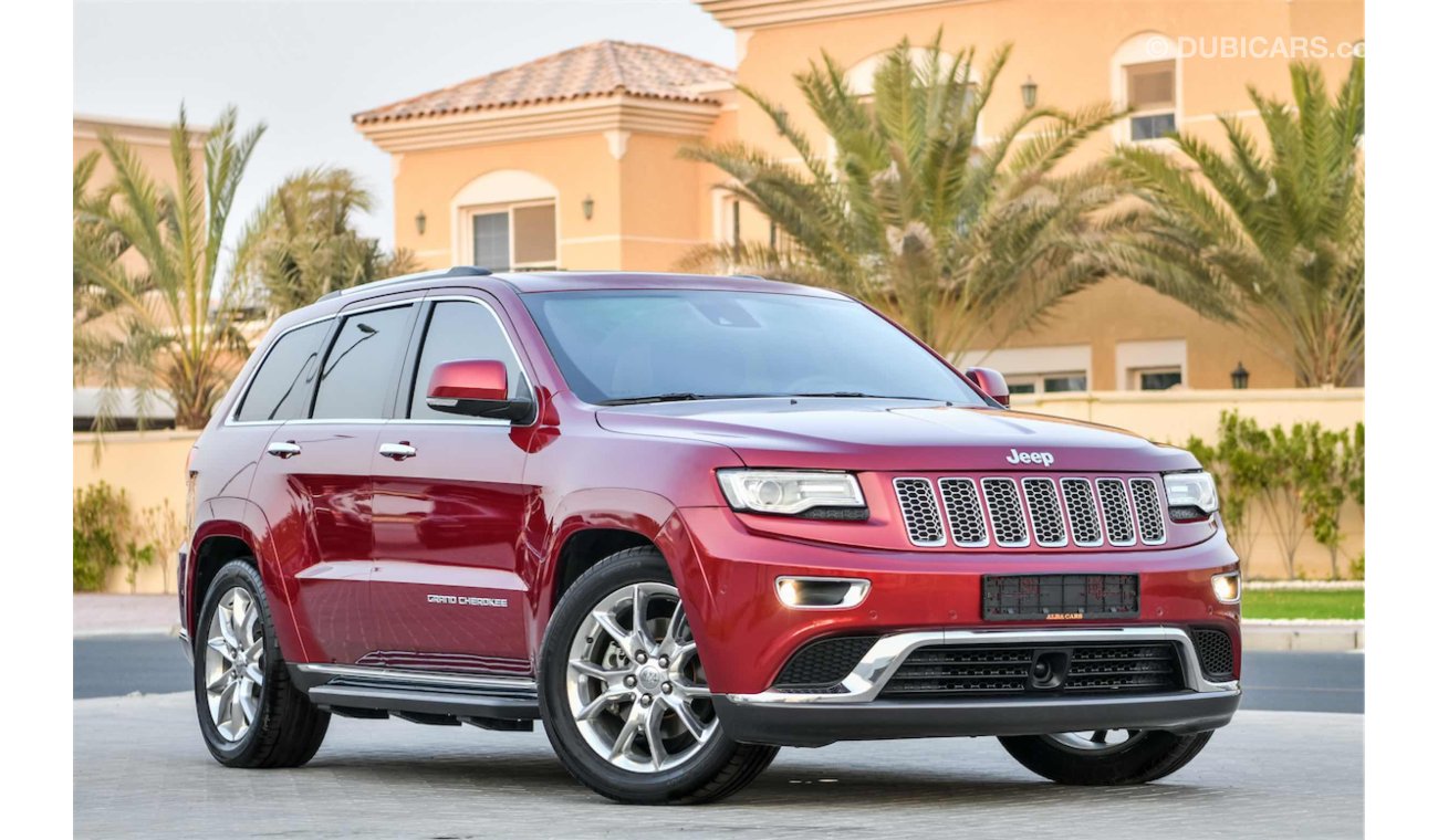 Jeep Grand Cherokee SUMMIT - Under Agency Warranty -Agency Service Contract until 2021 -AED 1,841 PM