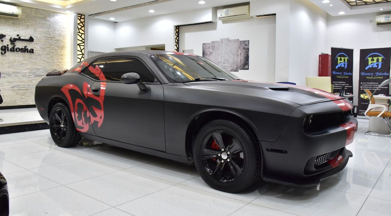 دودج تشالينجر EXCELLENT DEAL for our Dodge Challenger ( 2021 Model ) in Black Color American Specs
