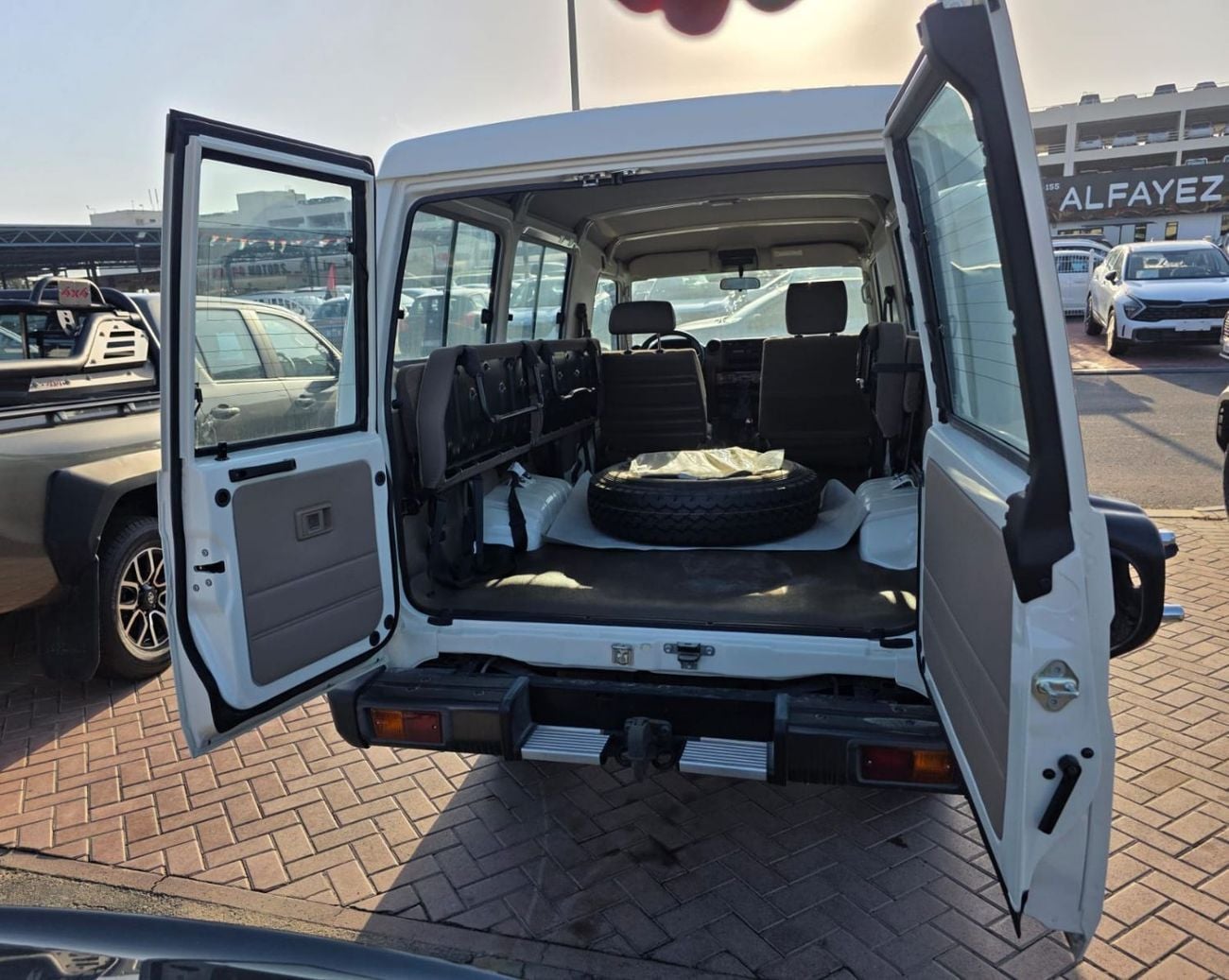 Toyota Land Cruiser DLX Diesel 2.8 liter ,Automatic gear ,Manual  Windows ,Left Hand Drive