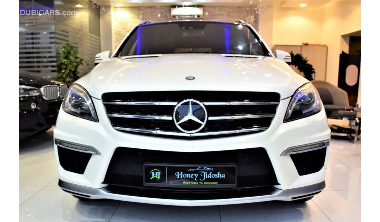 Mercedes-Benz ML 63 AMG AMAZING Mercedes Benz ML 63 AMG 2013 Model!! in White Color! GCC Specs