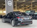 لكزس RC 350 F SPORT PLATINUM 3.5L V6 / SUNROOF / RADAR / REAR WHEEL DRIVE / BIG RIMS / COOLING AND HEATING SEATS