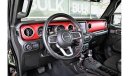 جيب رانجلر Jeep Wrangler Rubicon - Original Paint - Big Screen - AED 3,652 Monthly Payment - 0% DP