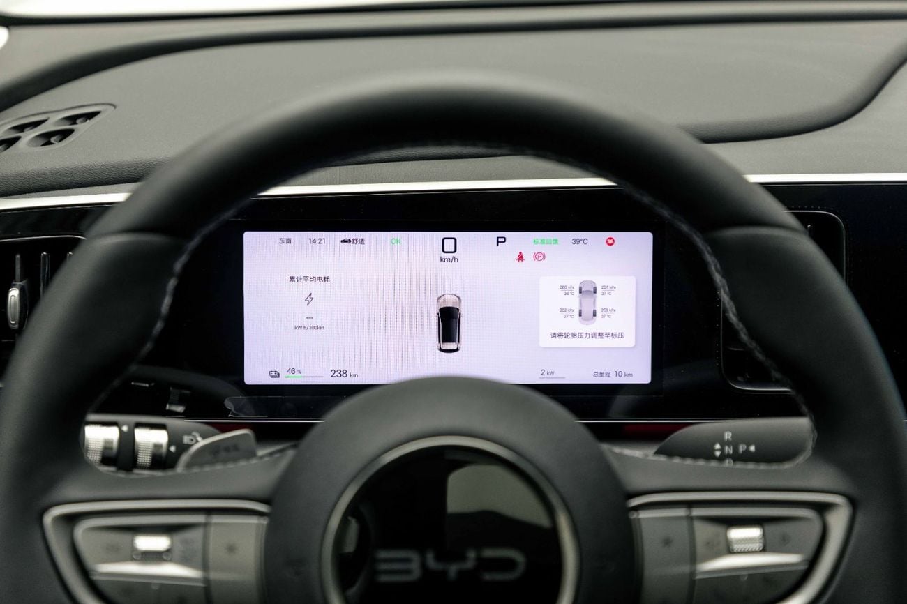 بي واي دي سيليون 05 Intelligent Navigation - Warm Sun White Inside Black | Export Only