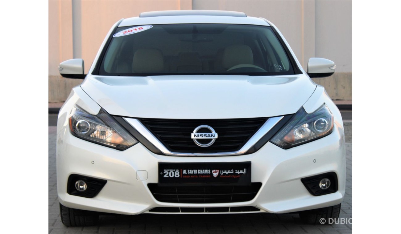 Nissan Altima Nissan Altima 2018 Gulf Full Option 6 cylinder No. 1 without paint, without accidents, very clean fr