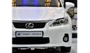 Lexus CT 200h EXCELLENT DEAL for our Lexus CT200 HYBRID ( 2012 Model ) in White Color GCC Specs