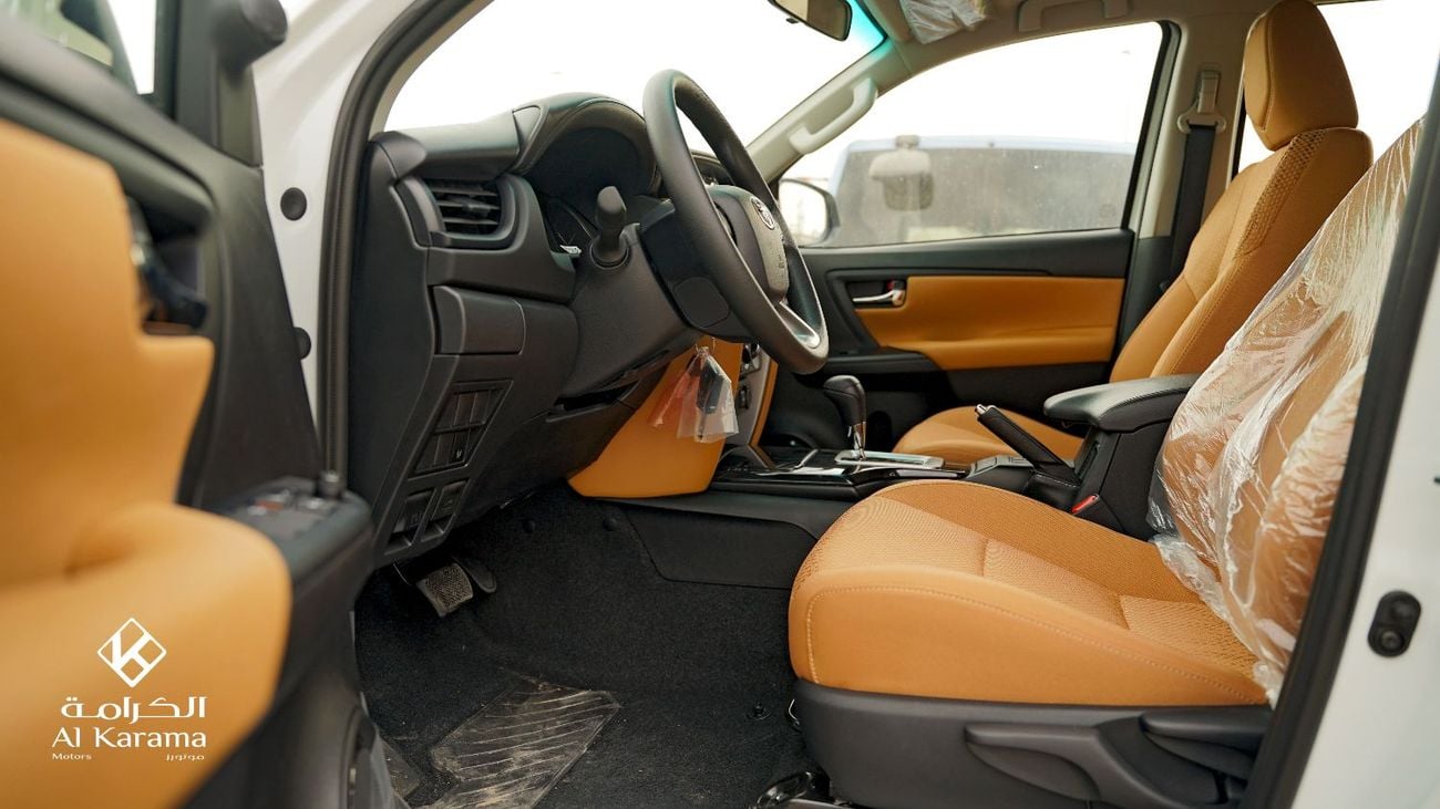 Toyota Fortuner 2.4L DIESEL Engine | 17'Steel Wheels with Cover | 8" DISPLAY AUDIO | GCC Specs