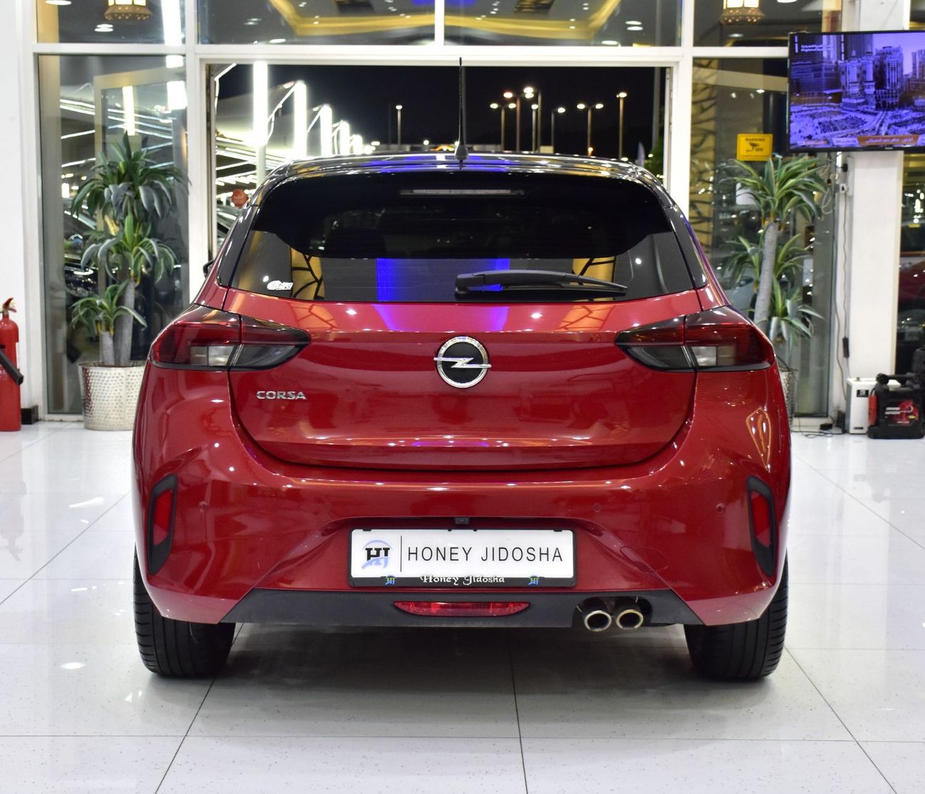 Opel Corsa ELEGANCE EXCELLENT DEAL for our Opel Corsa 1.2L ( 2023 Model ) in Red Color GCC Specs