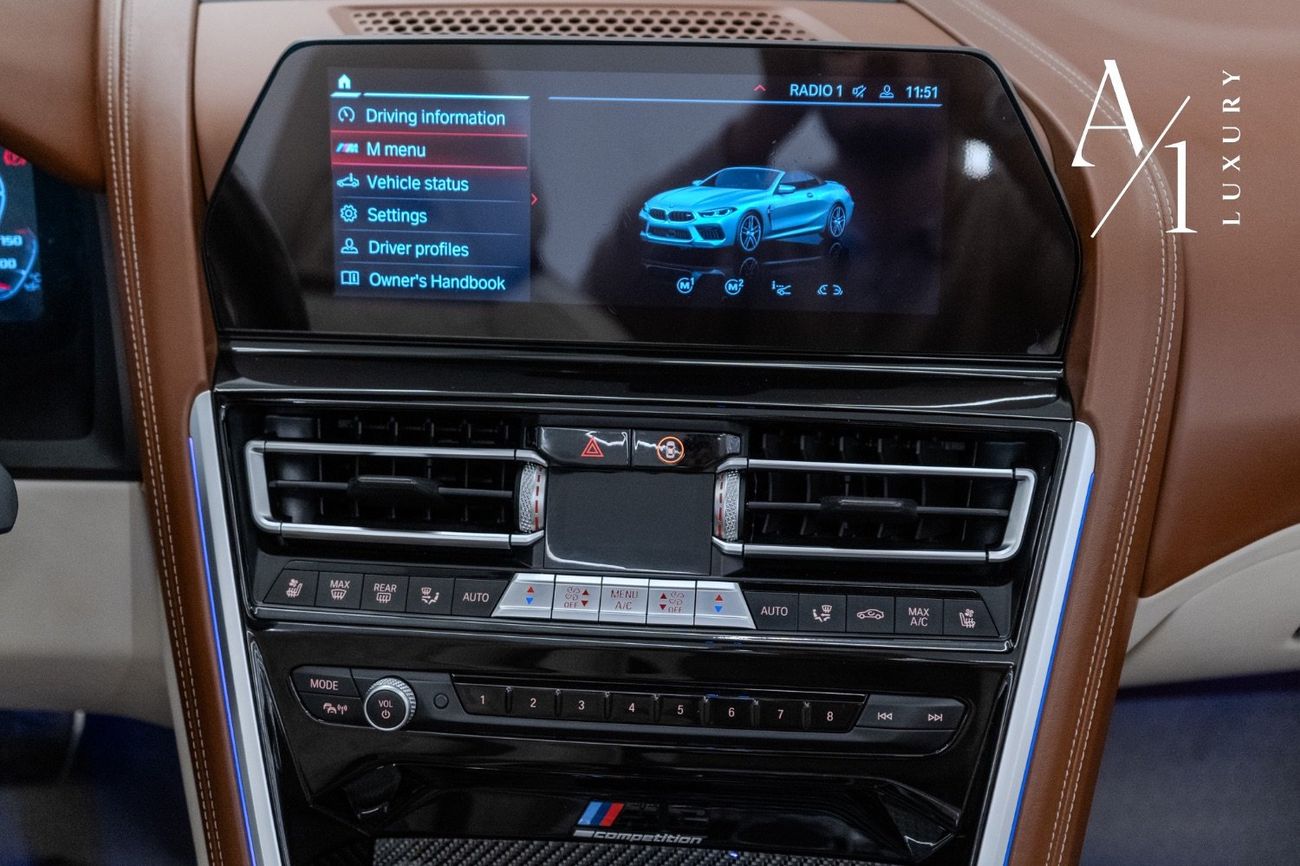 بي أم دبليو M8 2019 BMW M8 Competition, Carbon Core Convertible, Excellent Condition, European Specs