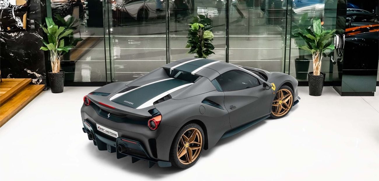 Ferrari 488 3.9L V8 Twin-Turbocharged Engine