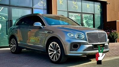 بنتلي بينتايجا 4.0L V8 EWB Azure Azure | GCC Specs | Dealership Warranty | Fully Loaded | Crypto Friendly