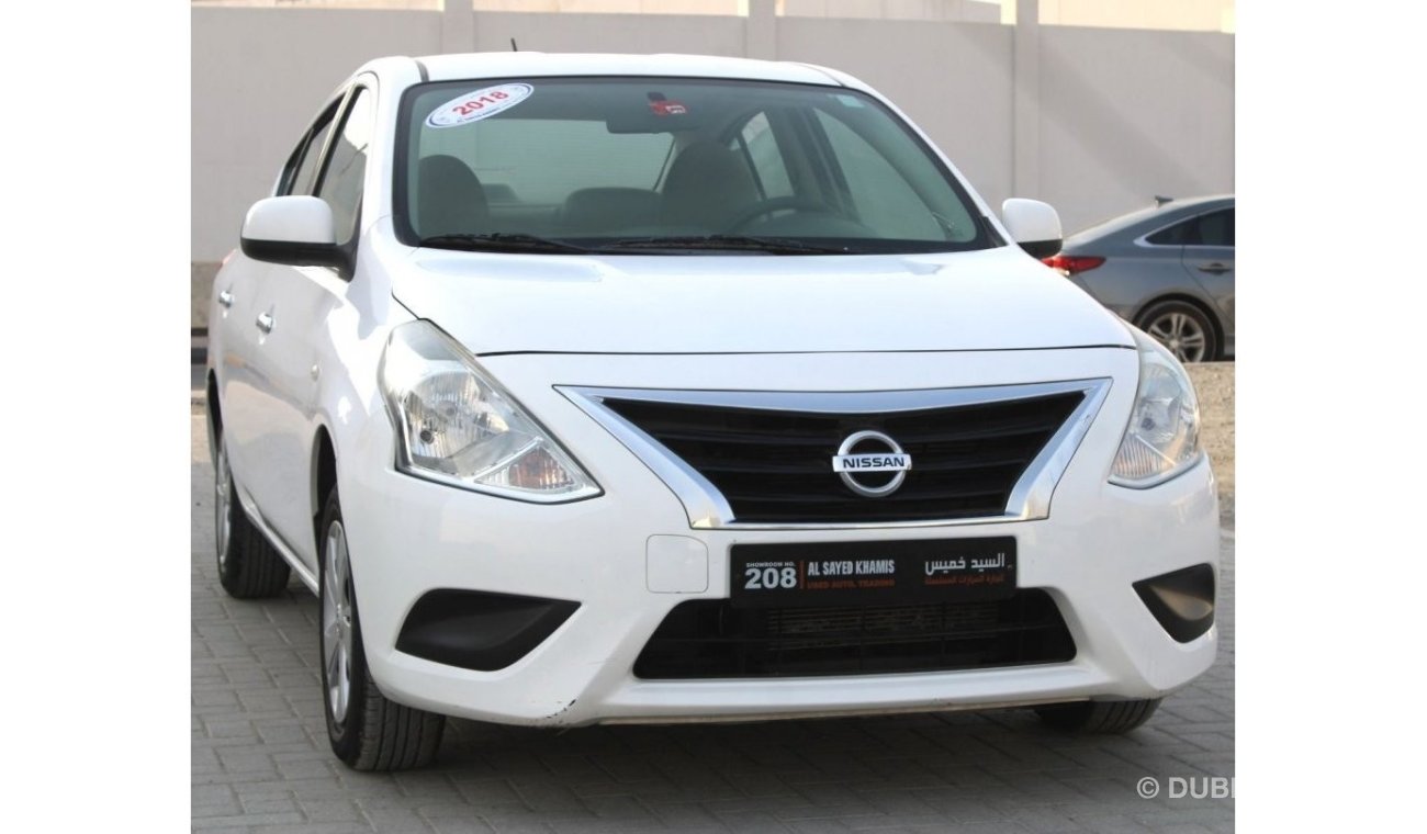 Nissan Sunny NISSAN SUNNY 2018 WHITE GCC EXCELLENT CONDITION WITHOUT ACCIDENT