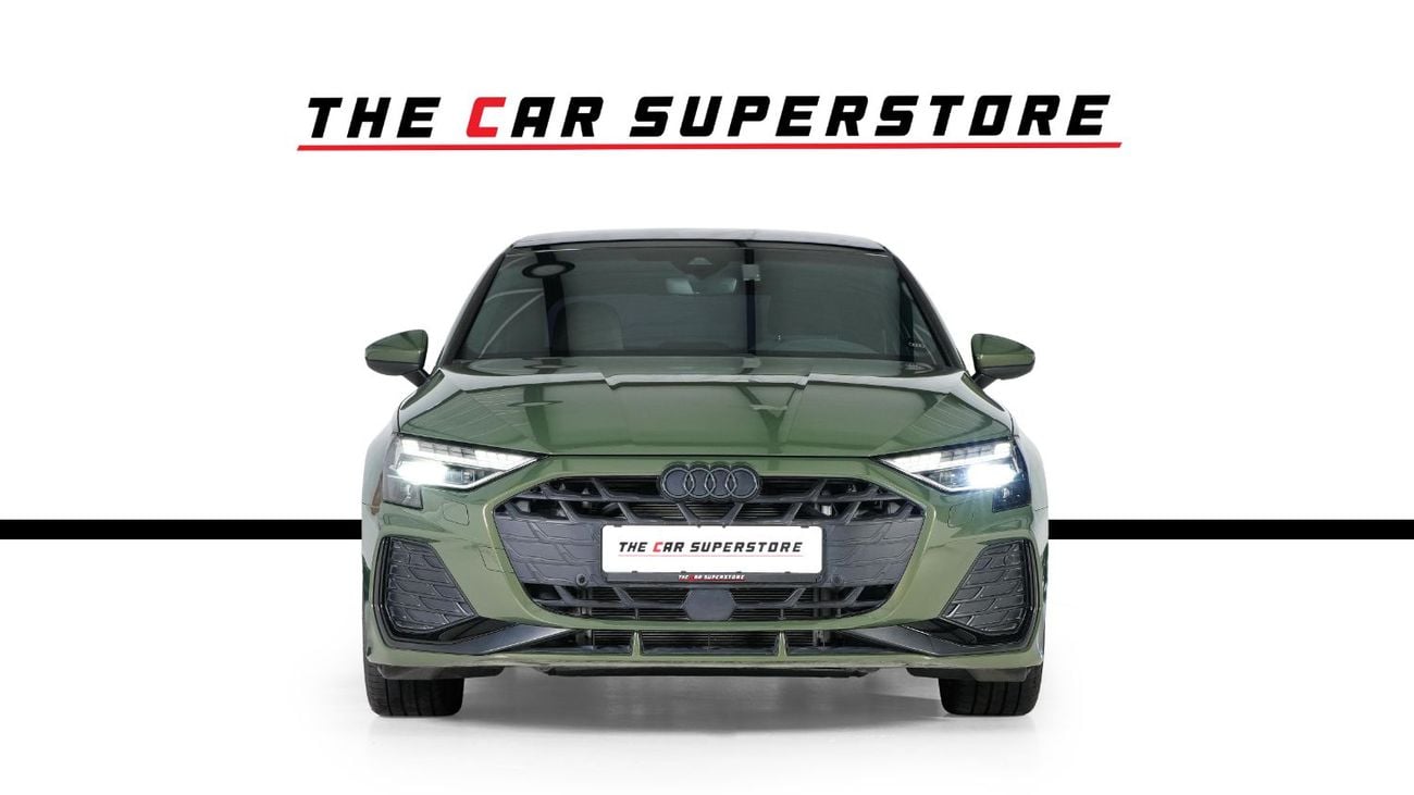 Audi A3 35 TFSI S Line 1.4L S line-GCC-District Green--Audi warranty & service valid till 2030