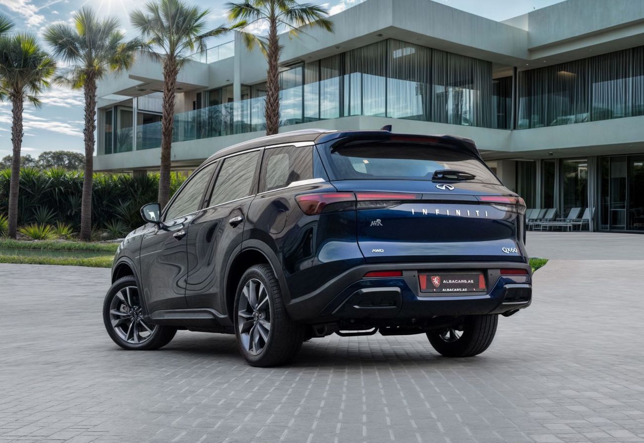 إنفينيتي QX60 QX60 Luxe | 3,330 P.M | 0% Downpayment | AGENCY WARRANTY 2027!