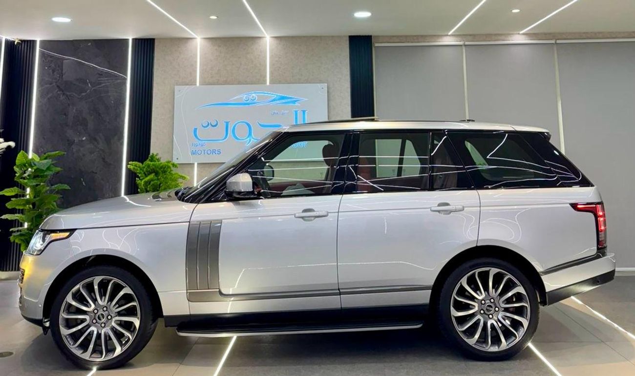Land Rover Range Rover Supercharged 5.0L LOVELY SUPERCHARGED RR VOGUE V8 || GCC II TOP RANGE || ACCIDENT FREE || LOW MILEAG