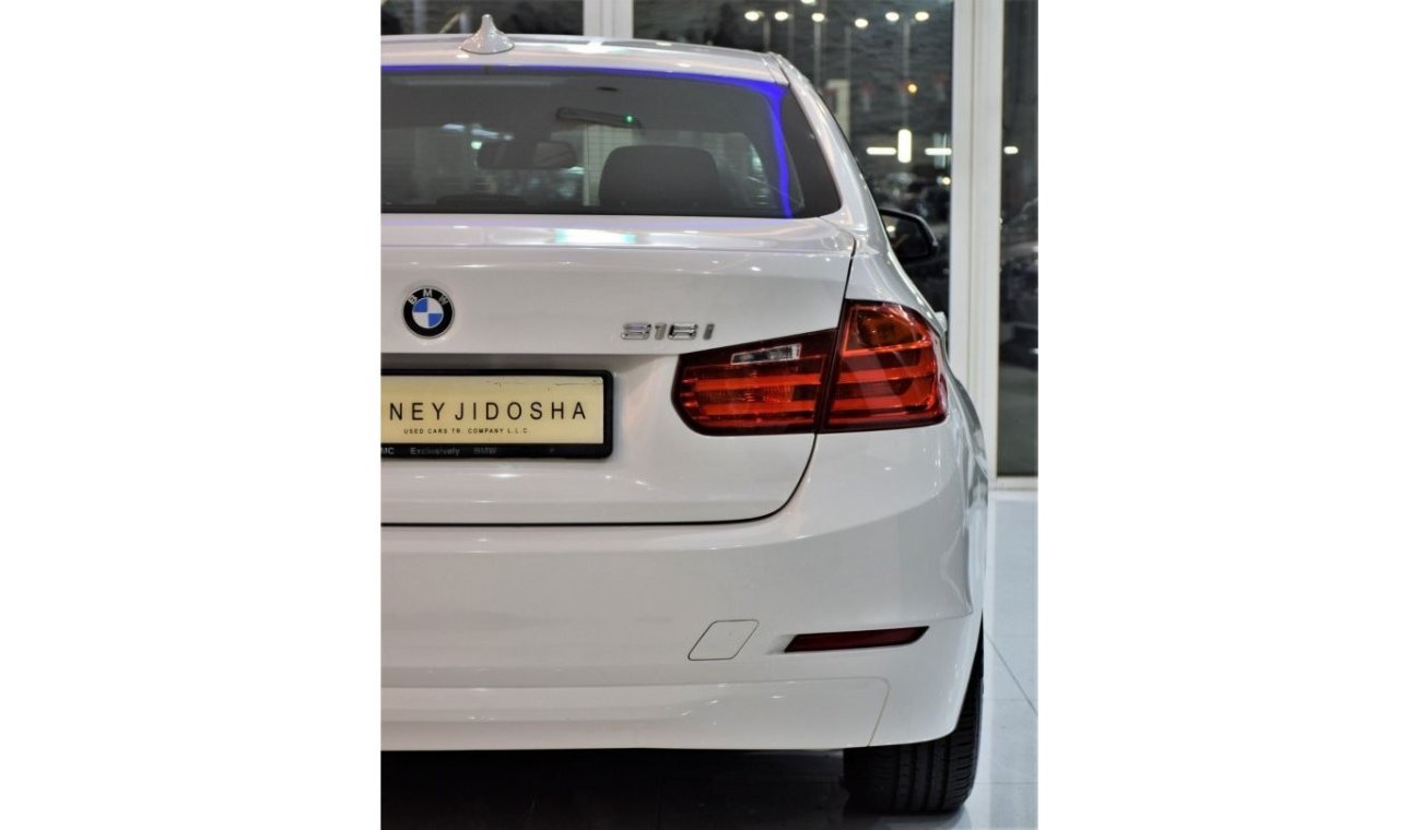 بي أم دبليو 316 EXCELLENT DEAL for our BMW 316i ( 2015 Model! ) in White Color! GCC Specs