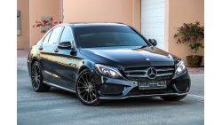 Mercedes-Benz C200 AMG 2016 GCC under Warranty with Zero Downpayment.