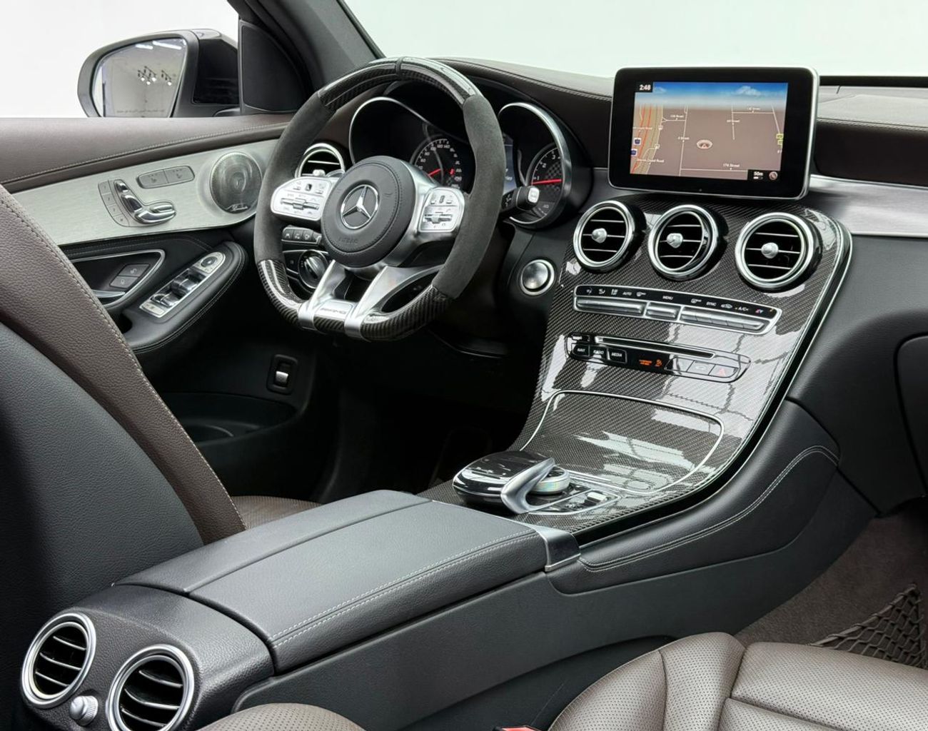 مرسيدس بنز GLC 43 AMG 4MATIC 3.0L (367 HP) 2017 Mercedes Benz GLC43 AMG 4MATIC+ Coupe, 2026 AAA Warranty, Excellent Condit