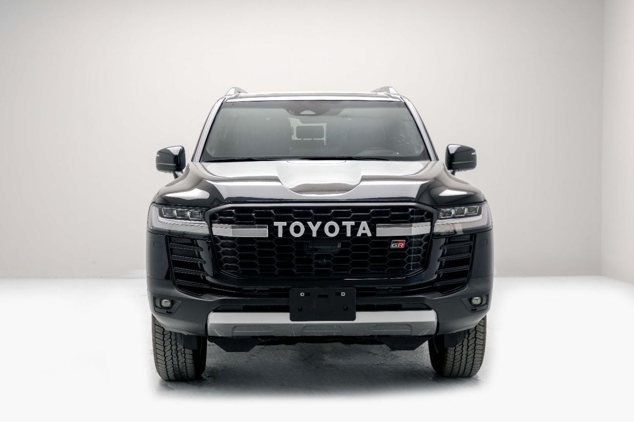 Toyota Land Cruiser LC300 GR-Sport 3.5L Hybrid - Attitude Black Inside GRS Black and Dark Red | Export