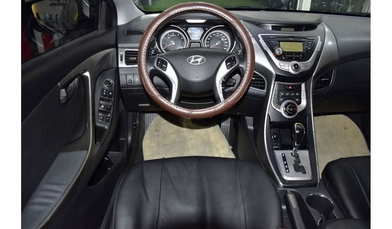 Hyundai Elantra EXCELLENT DEAL for our Hyundai Elantra ( 2014 Model ) in Black Color GCC Specs