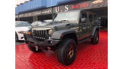 جيب رانجلر UNLIMITED (MILITARY GREEN) GCC 2015 LOW MILEAGE IN MINT CONDITION