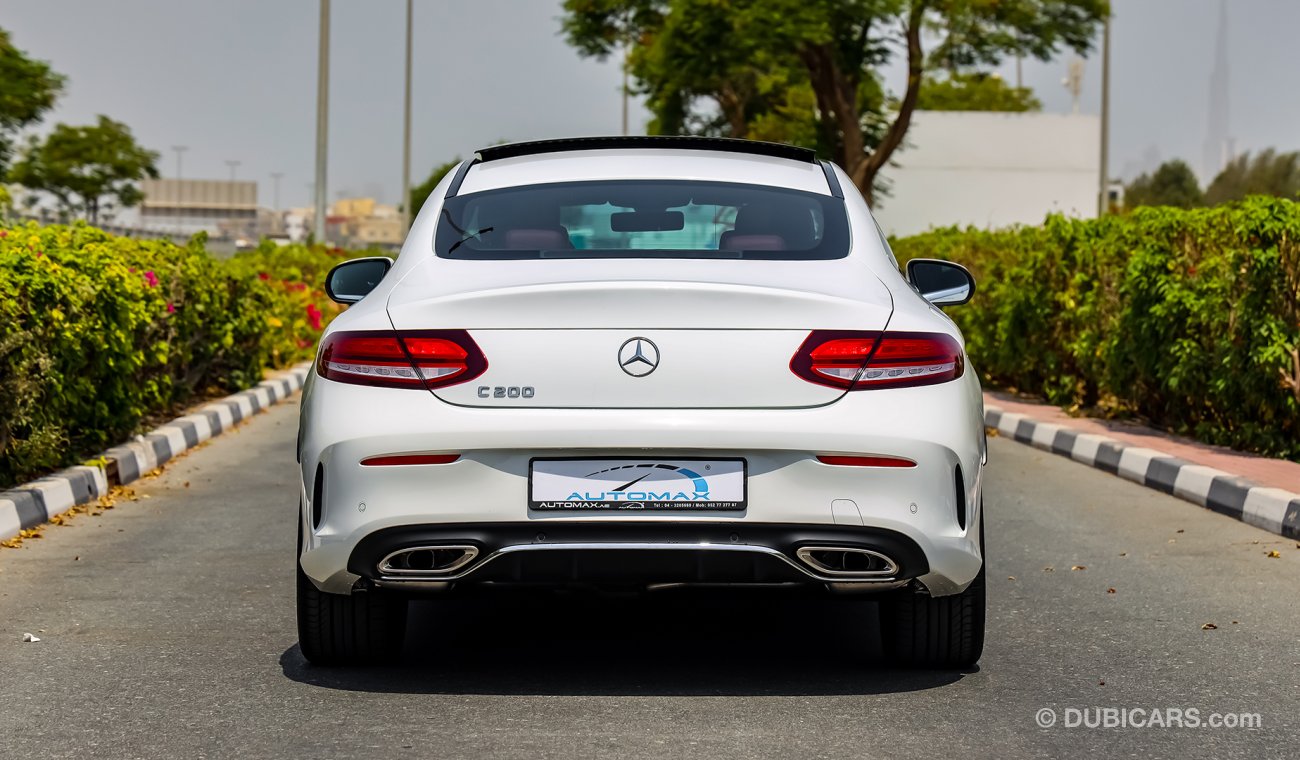 مرسيدس بنز C 200 كوبيه AMG خليجية 2022 , 0 كم , مع ضمان سنتين مفتوح الكيلو من EMC