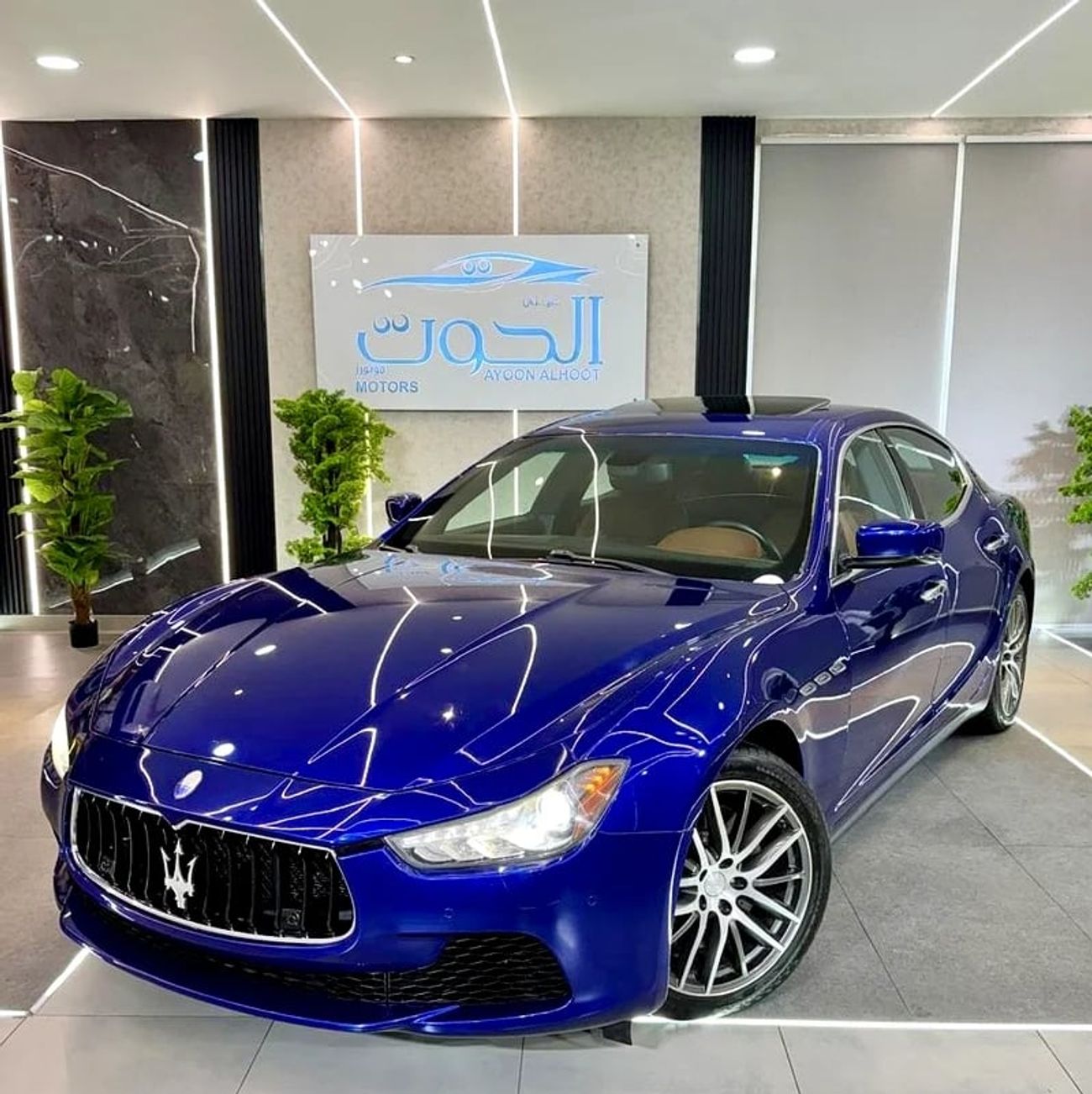 Maserati Ghibli S 3.0L AMAZING BLUE COLOR SQ4 V6 || GCC || FREE ACCIDENT || HIGHEST CATEGORY || LOW MILEAGE
